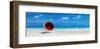 Caribbean Beach& Designer Seat-null-Framed Art Print