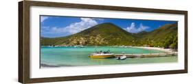 Caribbean, British Virgin Islands, Jost Van Dyke, Great Harbour-Alan Copson-Framed Photographic Print