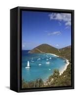 Caribbean, British Virgin Islands, Jost Van Dyke, White Bay-Michele Falzone-Framed Stretched Canvas