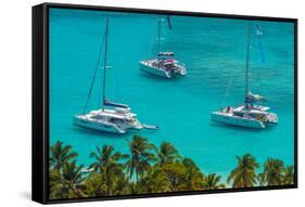 Caribbean, British Virgin Islands, Jost Van Dyke, White Bay-Alan Copson-Framed Stretched Canvas