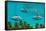 Caribbean, British Virgin Islands, Jost Van Dyke, White Bay-Alan Copson-Framed Stretched Canvas