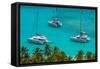 Caribbean, British Virgin Islands, Jost Van Dyke, White Bay-Alan Copson-Framed Stretched Canvas