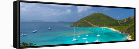 Caribbean, British Virgin Islands, Jost Van Dyke, White Bay-Alan Copson-Framed Stretched Canvas