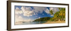 Caribbean, British Virgin Islands, Tortola, Cane Garden Bay, Cane Garden Bay Beach-Alan Copson-Framed Photographic Print
