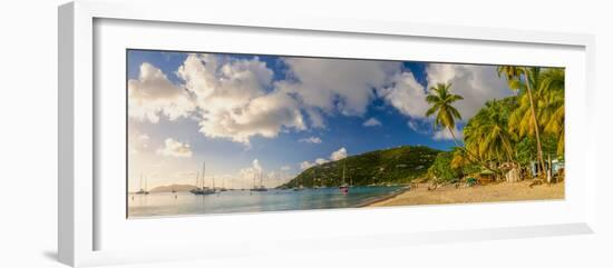 Caribbean, British Virgin Islands, Tortola, Cane Garden Bay, Cane Garden Bay Beach-Alan Copson-Framed Photographic Print