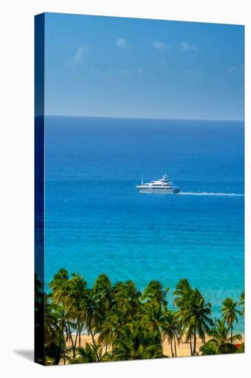 Caribbean, British Virgin Islands, Tortola, Lambert Bay, Lambert Bay Beach-Alan Copson-Stretched Canvas