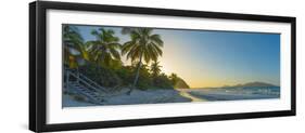 Caribbean, British Virgin Islands, Tortola, Long Bay, Long Bay Beach-Alan Copson-Framed Photographic Print