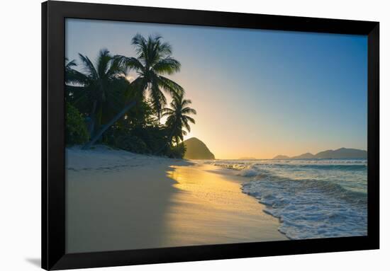 Caribbean, British Virgin Islands, Tortola, Long Bay, Long Bay Beach-Alan Copson-Framed Photographic Print