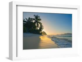 Caribbean, British Virgin Islands, Tortola, Long Bay, Long Bay Beach-Alan Copson-Framed Photographic Print