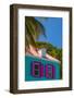 Caribbean, British Virgin Islands, Tortola, Sopers Hole, Traditional Shuttered Windows-Alan Copson-Framed Photographic Print