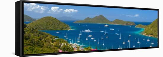 Caribbean, British Virgin Islands, Tortola, Sopers Hole-Alan Copson-Framed Stretched Canvas