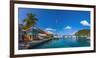 Caribbean, British Virgin Islands, Tortola, Sopers Hole-Alan Copson-Framed Photographic Print