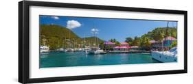 Caribbean, British Virgin Islands, Tortola, Sopers Hole-Alan Copson-Framed Photographic Print