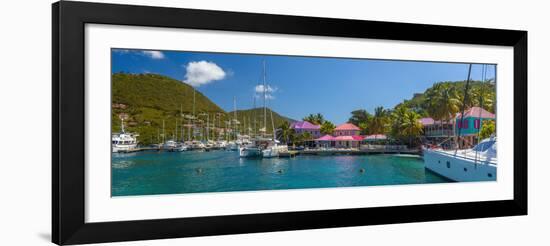 Caribbean, British Virgin Islands, Tortola, Sopers Hole-Alan Copson-Framed Photographic Print