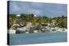 Caribbean, British Virgin Islands, Virgin Gorda. Houses in Spring Bay-Kevin Oke-Stretched Canvas