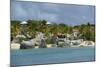 Caribbean, British Virgin Islands, Virgin Gorda. Houses in Spring Bay-Kevin Oke-Mounted Photographic Print