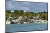 Caribbean, British Virgin Islands, Virgin Gorda. Houses in Spring Bay-Kevin Oke-Mounted Photographic Print