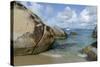 Caribbean, British Virgin Islands, Virgin Gorda. Rocks in Spring Bay-Kevin Oke-Stretched Canvas