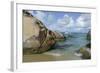 Caribbean, British Virgin Islands, Virgin Gorda. Rocks in Spring Bay-Kevin Oke-Framed Photographic Print