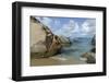 Caribbean, British Virgin Islands, Virgin Gorda. Rocks in Spring Bay-Kevin Oke-Framed Photographic Print