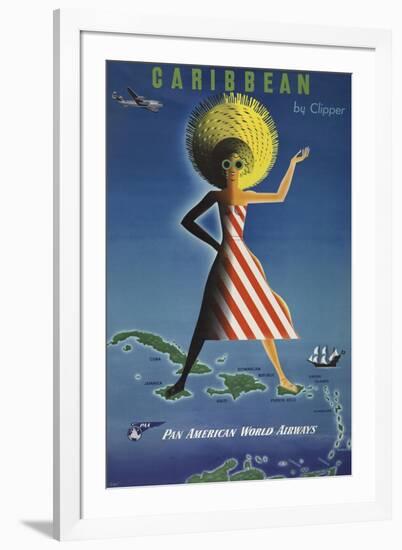 Caribbean by Clipper-null-Framed Giclee Print