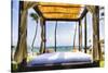 Caribbean Cabana, Puerto Rico-George Oze-Stretched Canvas