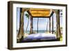 Caribbean Cabana, Puerto Rico-George Oze-Framed Photographic Print