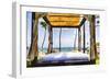 Caribbean Cabana, Puerto Rico-George Oze-Framed Photographic Print