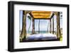 Caribbean Cabana, Puerto Rico-George Oze-Framed Photographic Print