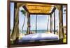 Caribbean Cabana, Puerto Rico-George Oze-Framed Photographic Print