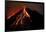 Caribbean, Costa Rica. Mt. Arenal erupting with molten lava-Jaynes Gallery-Framed Photographic Print