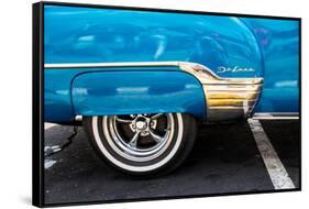 Caribbean, Cuba, Havana. Havana's vintage cars. 1952 Chevrolet DeLuxe.-Emily M Wilson-Framed Stretched Canvas