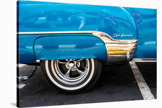 Caribbean, Cuba, Havana. Havana's vintage cars. 1952 Chevrolet DeLuxe.-Emily M Wilson-Stretched Canvas