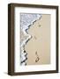 Caribbean, Dominican Republic, La Altagracia Province, Punta Cana, Bavaro, Footprints in the Sand-Alex Robinson-Framed Photographic Print