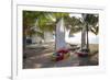 Caribbean, Grenada, Mayreau Island. Sailboats on beach.-Jaynes Gallery-Framed Photographic Print