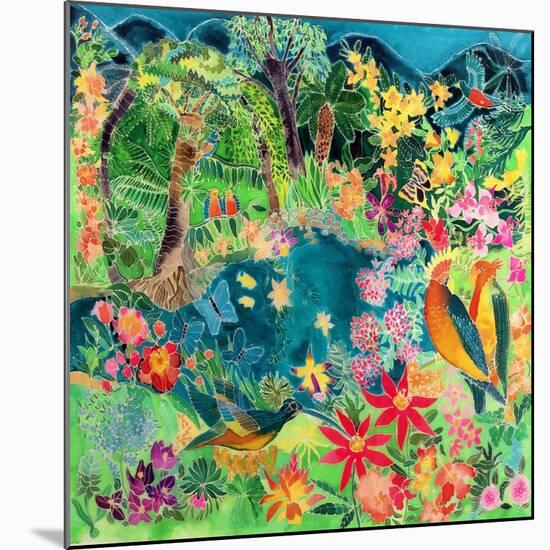 Caribbean Jungle, 1993-Hilary Simon-Mounted Giclee Print