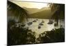 Caribbean, Marina Cay. Catamarans and Sailboats at the Anchorage-Kevin Oke-Mounted Photographic Print