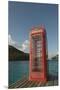 Caribbean, Marina Cay. Pusser's Red Box English Telephone-Kevin Oke-Mounted Premium Photographic Print