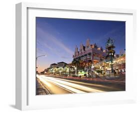 Caribbean, Netherland Antilles, Aruba, Oranjestad Main Street-Michele Falzone-Framed Photographic Print