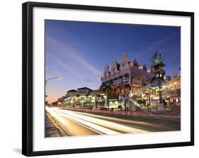 Caribbean, Netherland Antilles, Aruba, Oranjestad Main Street-Michele Falzone-Framed Photographic Print