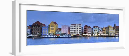Caribbean, Netherland Antilles, Curacao, Willemstad, Punda, Dutch Colonial Architecture-Michele Falzone-Framed Photographic Print