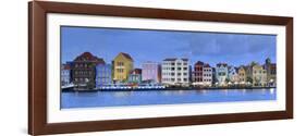 Caribbean, Netherland Antilles, Curacao, Willemstad, Punda, Dutch Colonial Architecture-Michele Falzone-Framed Photographic Print