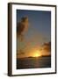 Caribbean, Peter Island. Sunset over Key Point and Key Cay-Kevin Oke-Framed Photographic Print