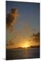 Caribbean, Peter Island. Sunset over Key Point and Key Cay-Kevin Oke-Mounted Photographic Print