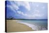 Caribbean, Puerto Rico, Vieques Island. Surf at Red Beach-Jaynes Gallery-Stretched Canvas