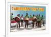 Caribbean Rhythm, Steel Drum Band-null-Framed Premium Giclee Print