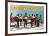 Caribbean Rhythm, Steel Drum Band-null-Framed Premium Giclee Print