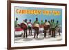 Caribbean Rhythm, Steel Drum Band-null-Framed Premium Giclee Print