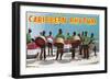 Caribbean Rhythm, Steel Drum Band-null-Framed Art Print