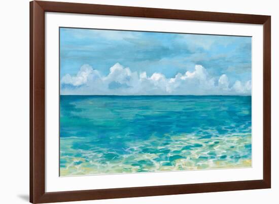 Caribbean Sea Reflections-Silvia Vassileva-Framed Art Print